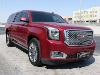 GMC  Yukon  Denali XL  2015  Automatic  151,000 Km  8 Cylinder  Four Wheel Drive (4WD)  SUV  Red