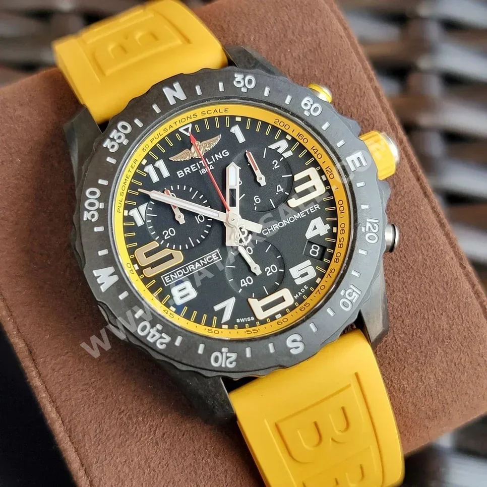 Watches - Breitling  - Quartz Watch  - Yellow  - Men Watches