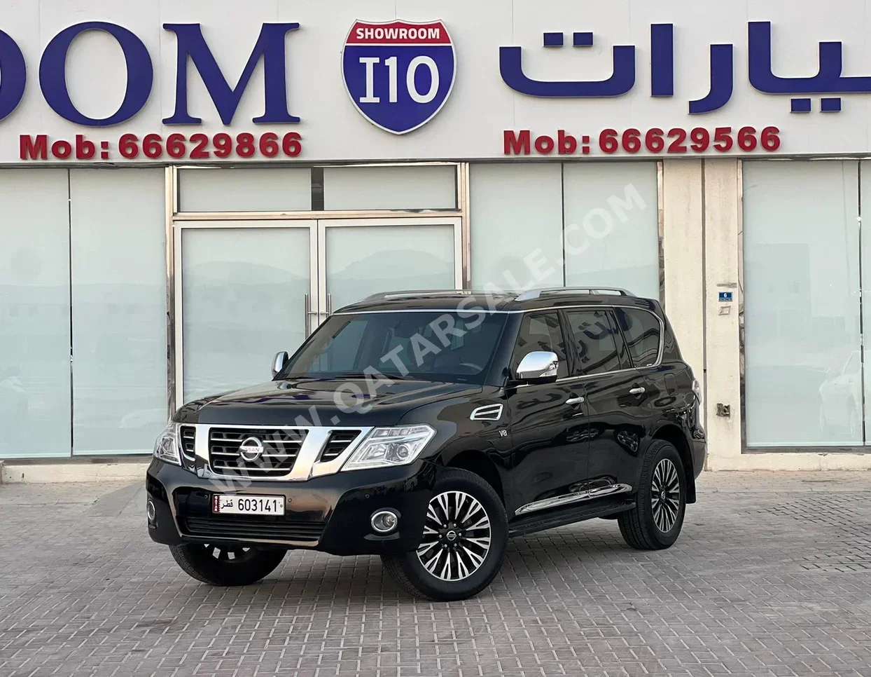 Nissan  Patrol  Platinum  2016  Automatic  279,000 Km  6 Cylinder  Four Wheel Drive (4WD)  SUV  Black