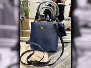 Bags  - Prada  - Blue  - Genuine Leather  - For Women