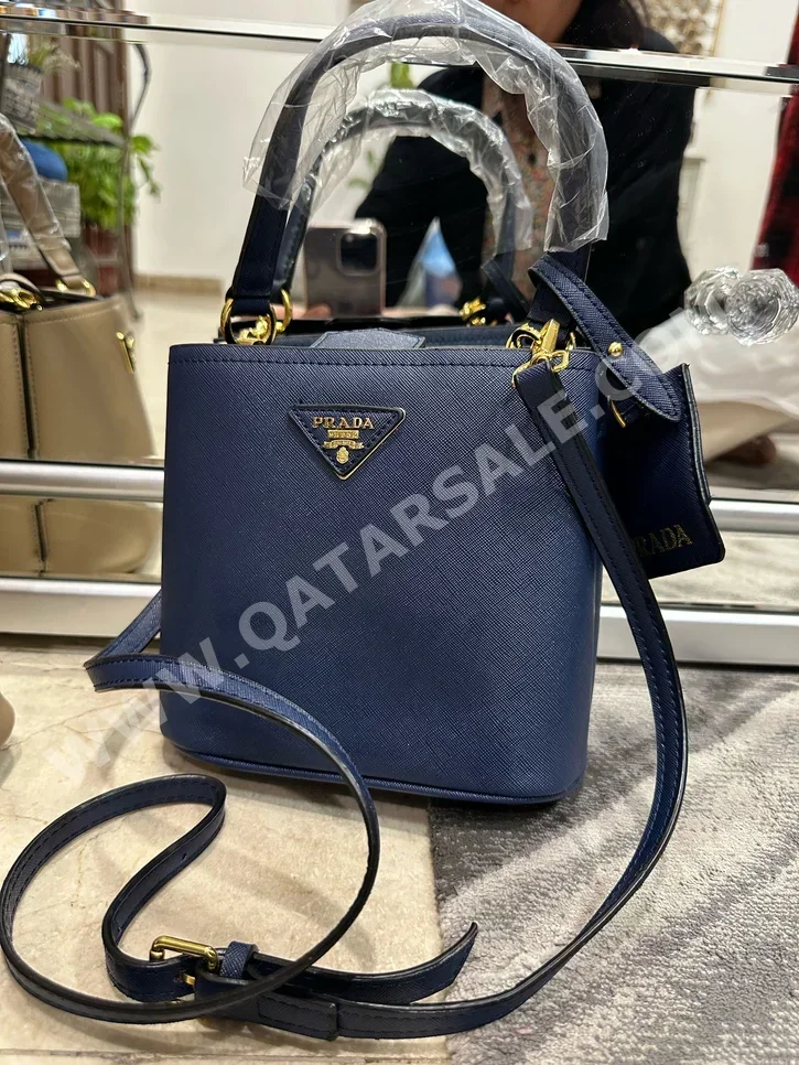 Bags  - Prada  - Blue  - Genuine Leather  - For Women