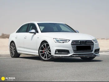 Audi  S  4  2018  Automatic  96,100 Km  6 Cylinder  Rear Wheel Drive (RWD)  Sedan  White