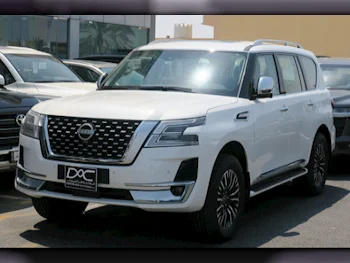 Nissan  Patrol  Platinum  2023  Automatic  0 Km  6 Cylinder  Four Wheel Drive (4WD)  SUV  White  With Warranty