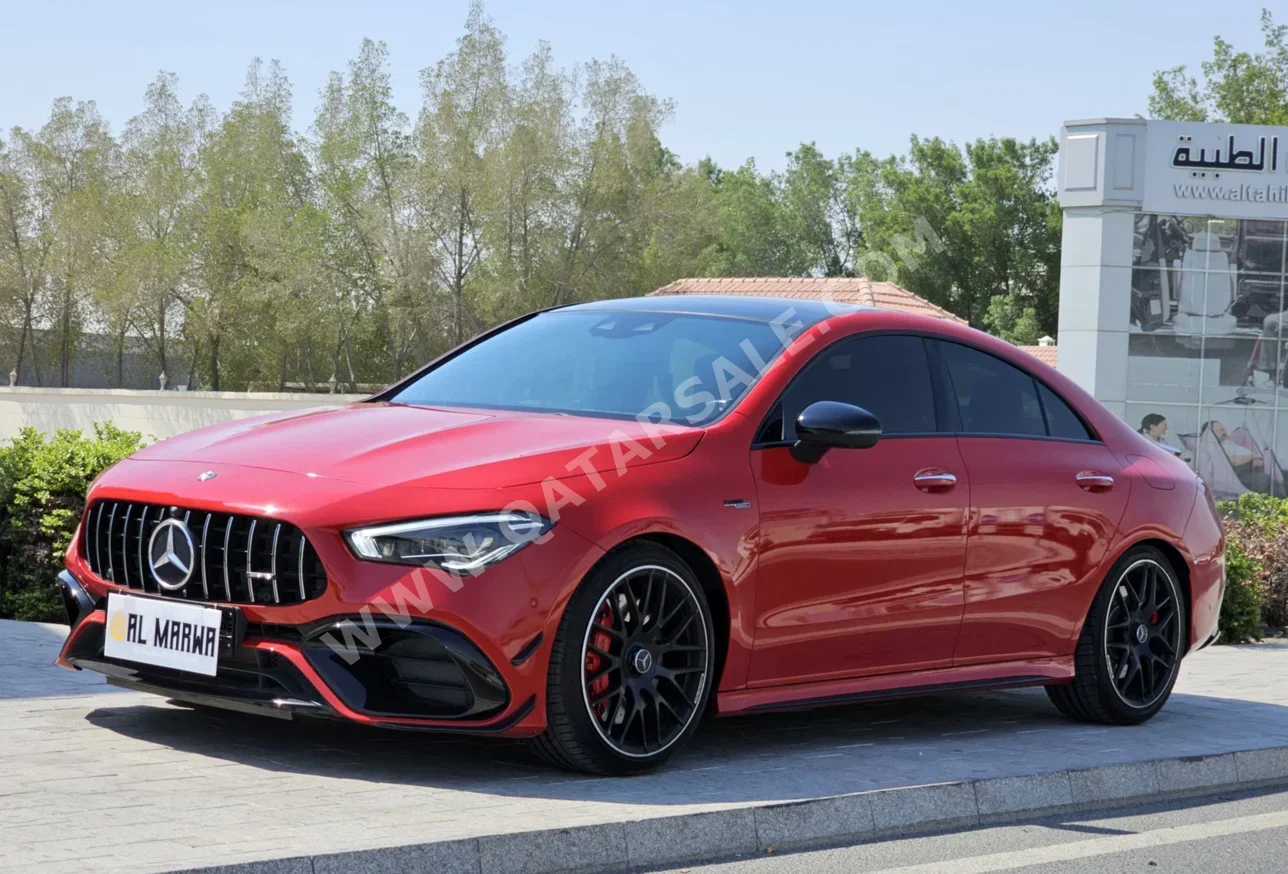 Mercedes-Benz  CLA  45 S AMG  2020  Automatic  47,000 Km  4 Cylinder  All Wheel Drive (AWD)  Sedan  Red