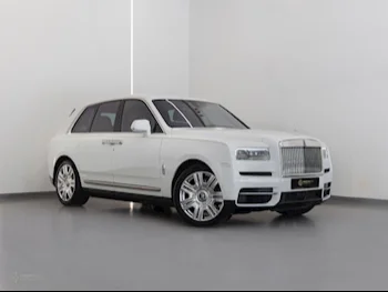 Rolls-Royce  Cullinan  2022  Automatic  5,900 Km  12 Cylinder  Four Wheel Drive (4WD)  SUV  White  With Warranty