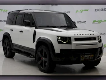 Land Rover  Defender  110 HSE  2022  Automatic  59,500 Km  6 Cylinder  Four Wheel Drive (4WD)  SUV  White  With Warranty