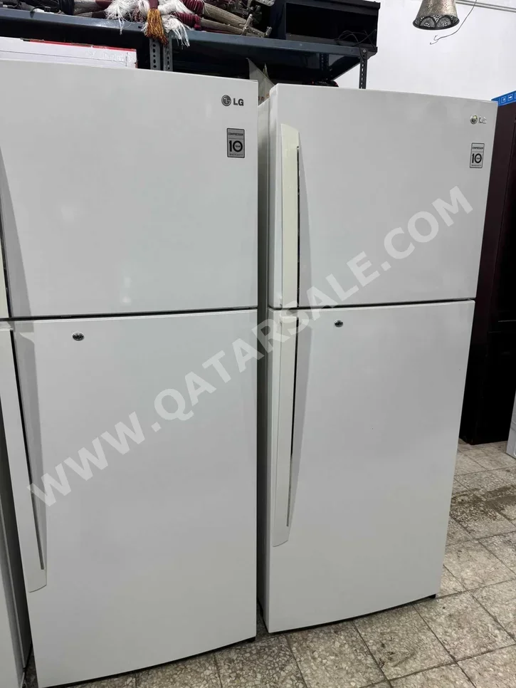 LG  Top Freezer Refrigerator  - White