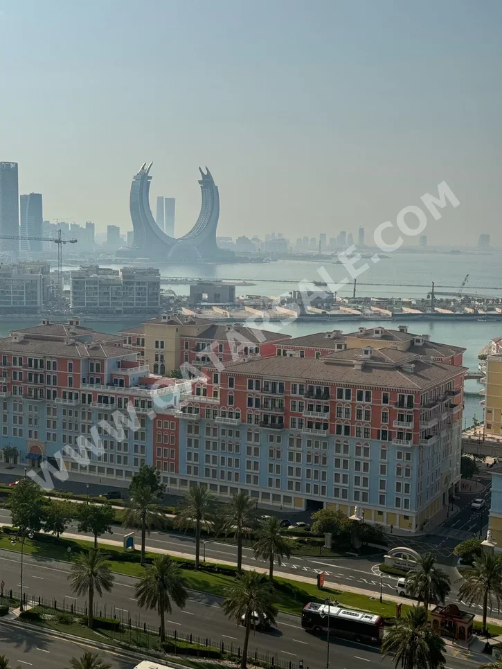 1 Bedrooms  Apartment  For Rent  in Doha -  The Pearl  Fully Furnished