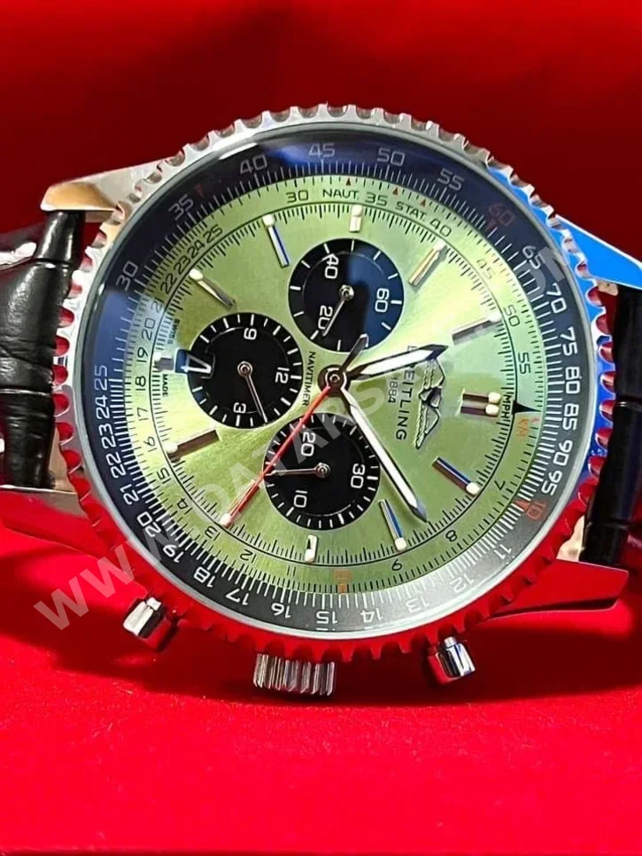 Watches - Breitling  - Quartz Watch  - Green  - Men Watches