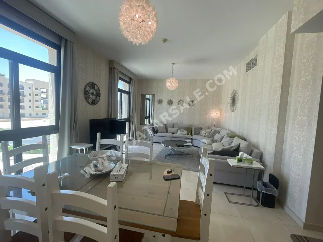 2 Bedrooms  Apartment  For Sale  in Lusail -  Fox Hills  Not Furnished