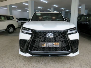 Lexus  LX  600 F Sport  2024  Automatic  0 Km  6 Cylinder  Four Wheel Drive (4WD)  SUV  White  With Warranty