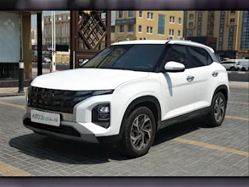 Hyundai  Creta  2024  Automatic  42,750 Km  4 Cylinder  Front Wheel Drive (FWD)  SUV  White  With Warranty