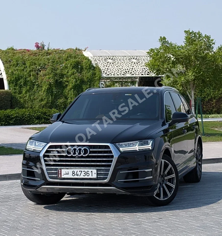 Audi  Q7  45 TFSI Quattro  2017  Automatic  110,425 Km  6 Cylinder  All Wheel Drive (AWD)  SUV  Black