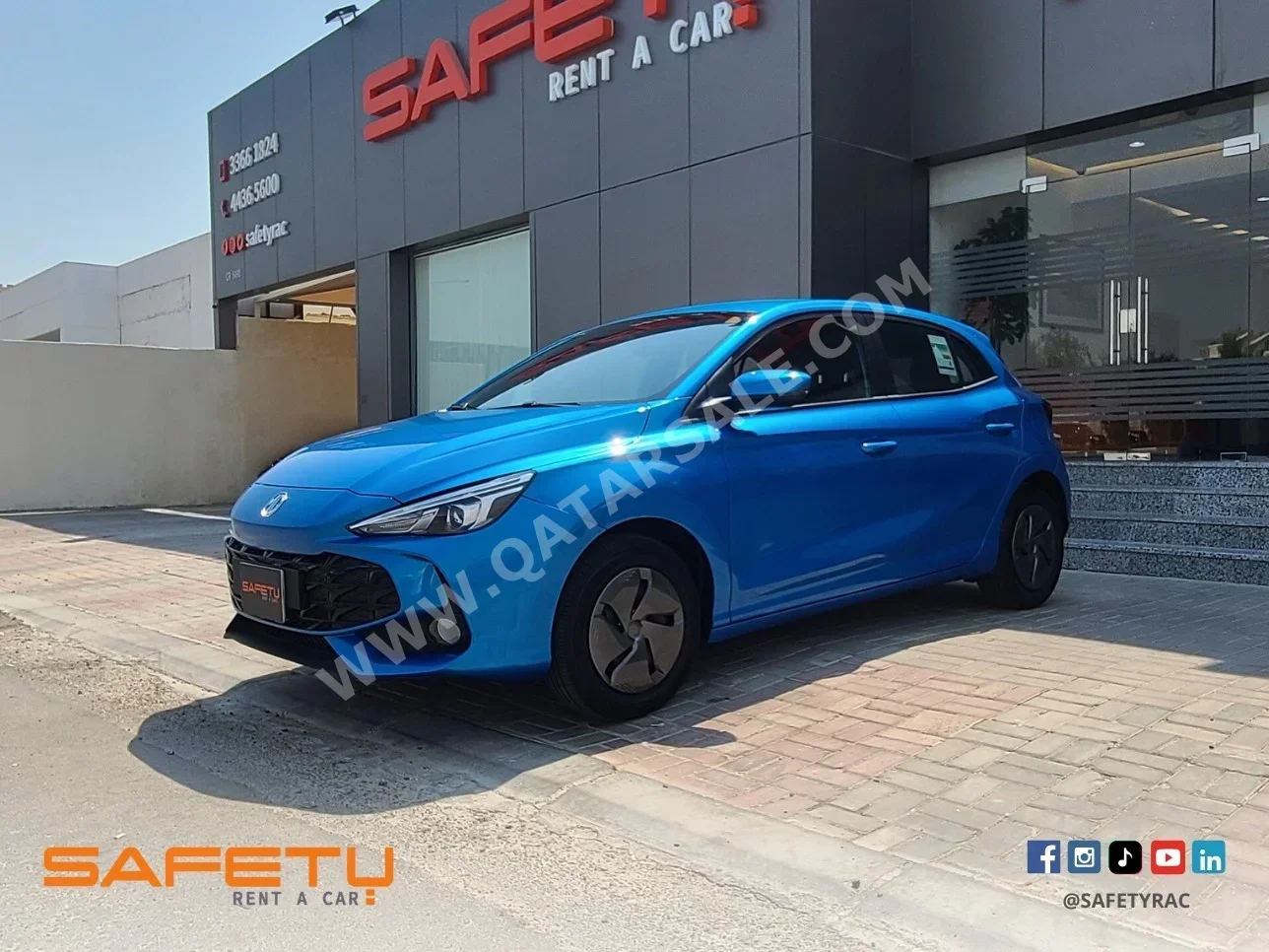 MG  MG 3  4 Cylinder  Hatchback  Blue  2025