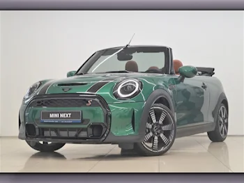  Mini  Cooper  S  2023  Automatic  13,500 Km  4 Cylinder  Front Wheel Drive (FWD)  Convertible  Green  With Warranty