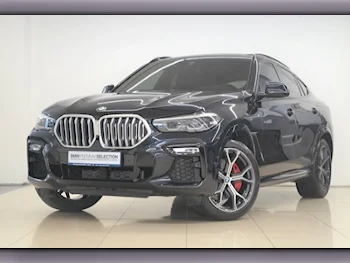 BMW  X-Series  X6 40i  2022  Automatic  53,100 Km  6 Cylinder  All Wheel Drive (AWD)  SUV  Black  With Warranty