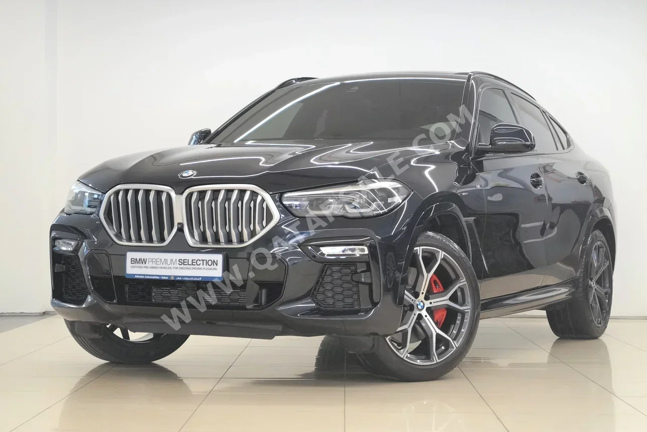 BMW  X-Series  X6 40i  2022  Automatic  36,300 Km  6 Cylinder  All Wheel Drive (AWD)  SUV  Black  With Warranty