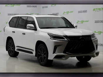 Lexus  LX  570 S Black Edition  2020  Automatic  12,000 Km  8 Cylinder  Four Wheel Drive (4WD)  SUV  White