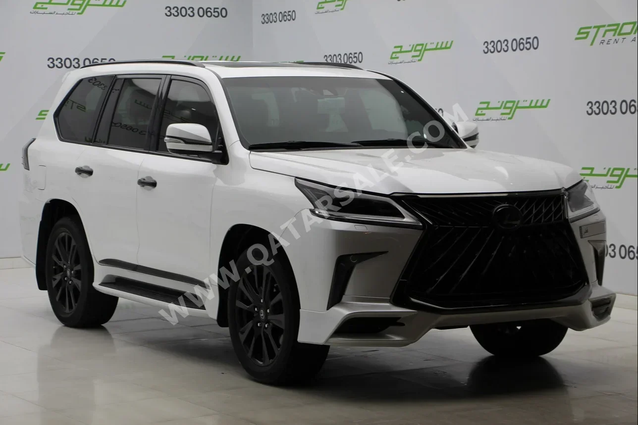 Lexus  LX  570 S Black Edition  2020  Automatic  12,000 Km  8 Cylinder  Four Wheel Drive (4WD)  SUV  White