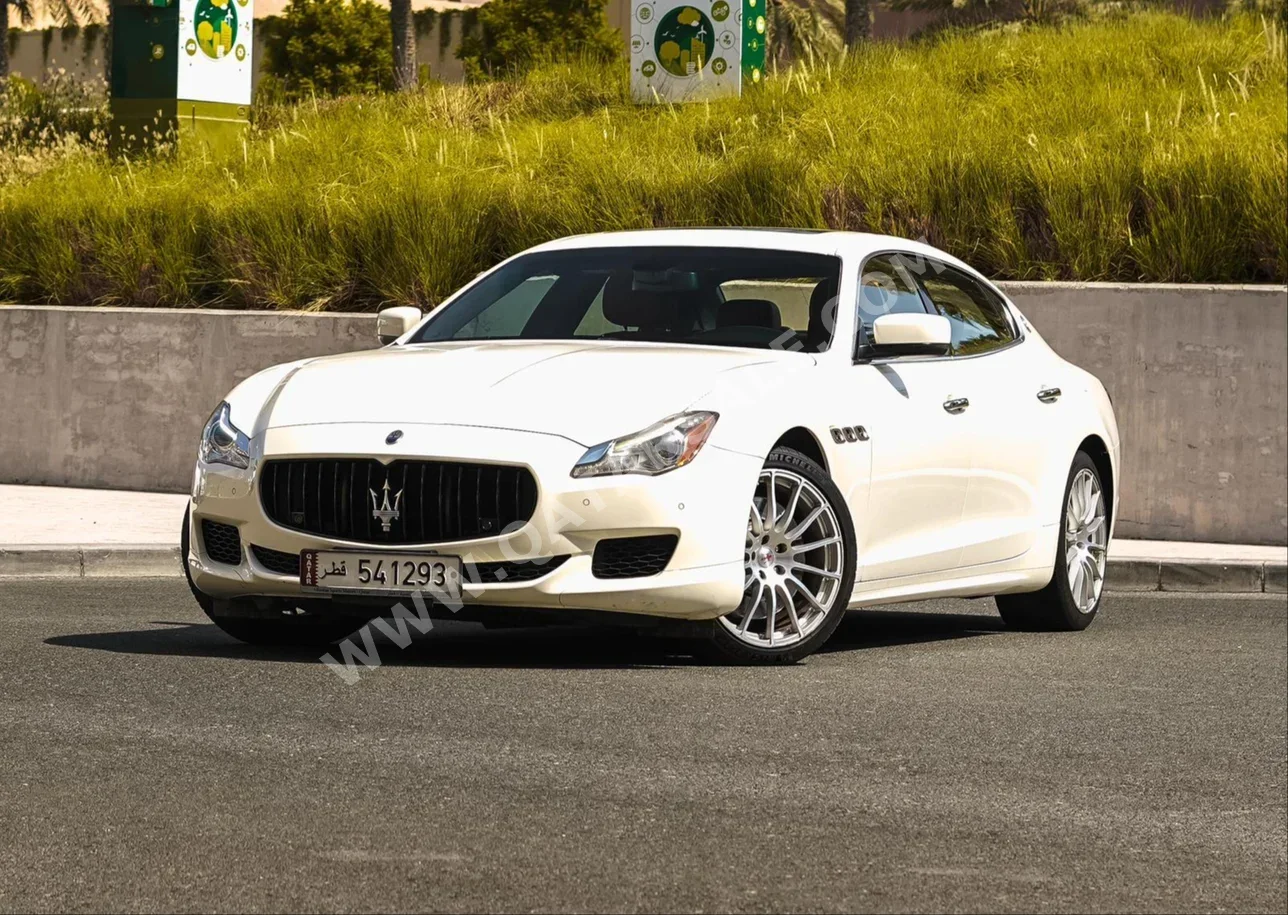 Maserati  Quattroporte  GTS  2016  Automatic  89,000 Km  8 Cylinder  Rear Wheel Drive (RWD)  Sedan  White  With Warranty