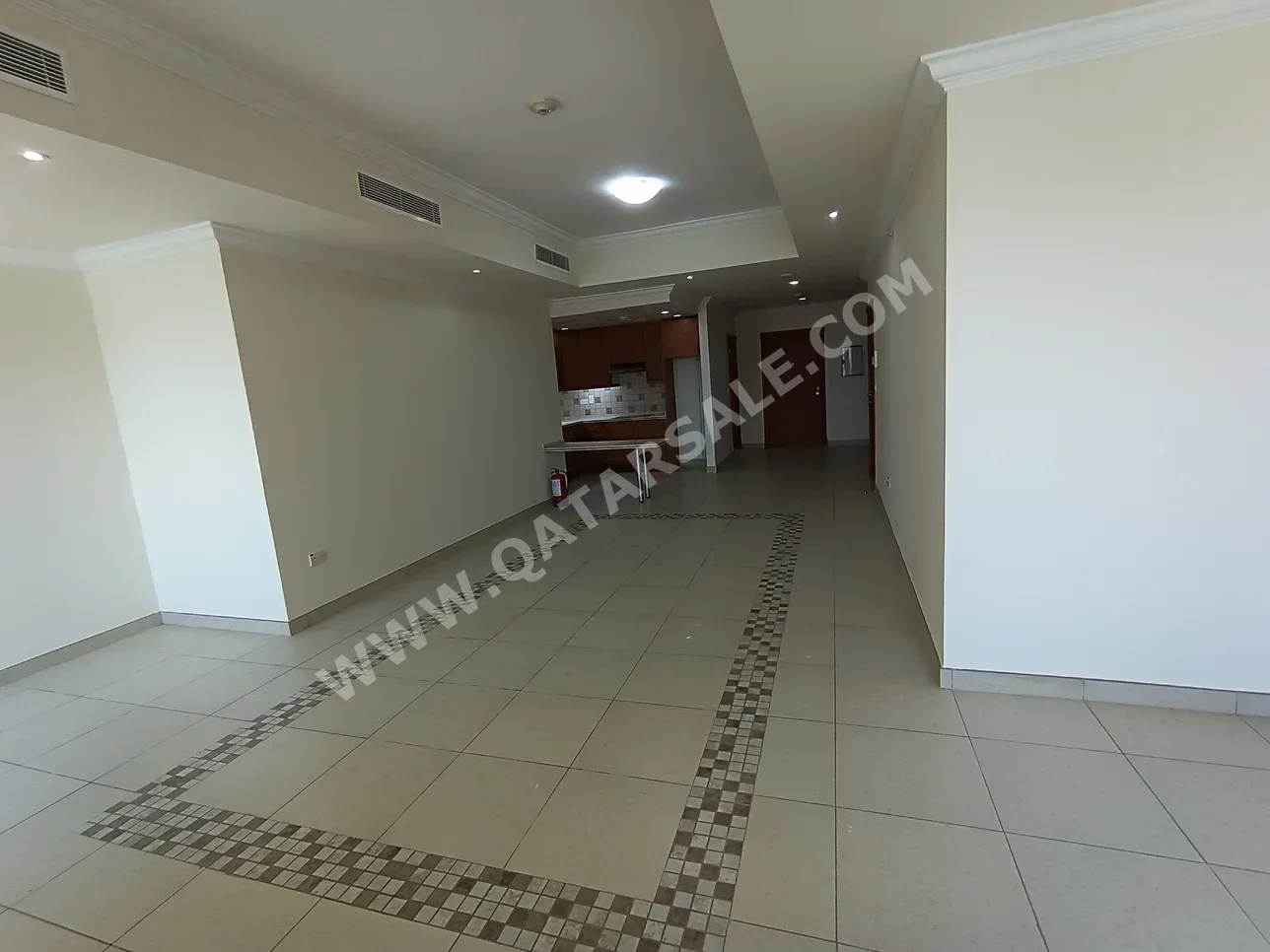 1 Bedrooms  Studio  in Doha -  The Pearl  Not Furnished