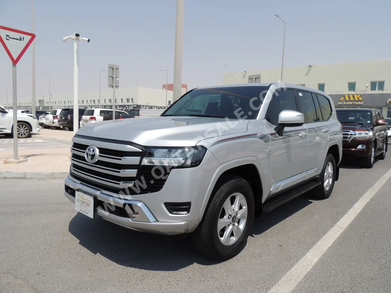 Toyota  Land Cruiser  GXR  2023  Automatic  65,000 Km  6 Cylinder  Four Wheel Drive (4WD)  SUV  Silver  With Warranty