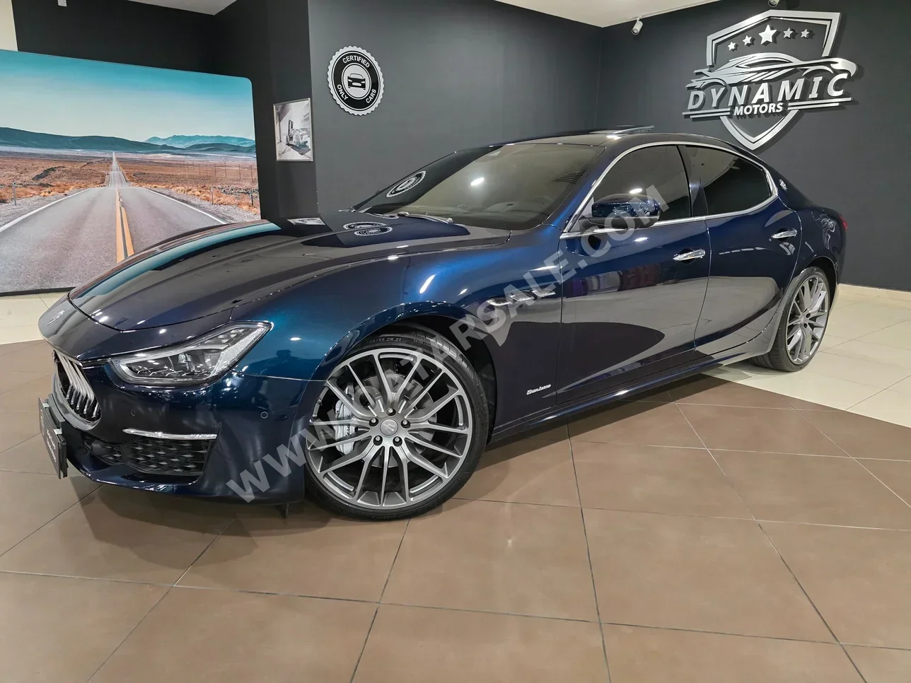 Maserati  Ghibli  Gran Lusso  2020  Automatic  27,000 Km  6 Cylinder  Rear Wheel Drive (RWD)  Sedan  Dark Blue