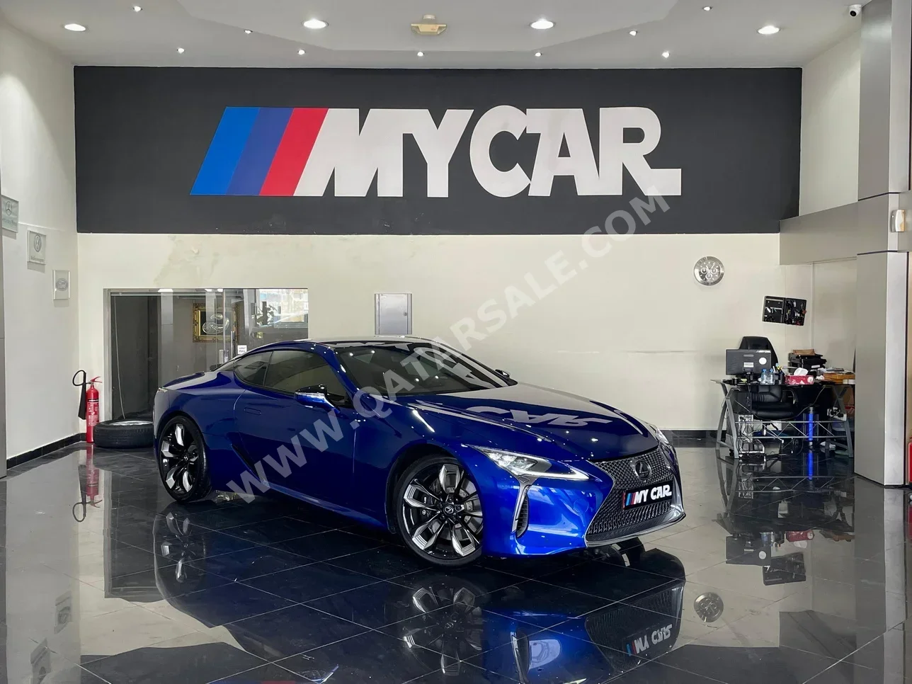 Lexus  LC  500  2024  Automatic  5٬000 Km  8 Cylinder  Rear Wheel Drive (RWD)  Coupe / Sport  Blue  With Warranty