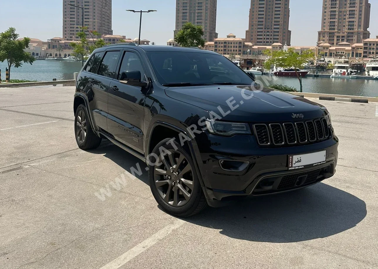 Jeep  Grand Cherokee  75th Anniversary Edition  2016  Automatic  91,000 Km  6 Cylinder  Four Wheel Drive (4WD)  SUV  Black