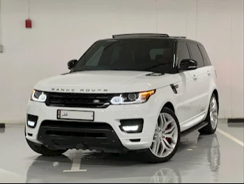 Land Rover  Range Rover  Sport Autobiography  2014  Automatic  99,000 Km  8 Cylinder  Four Wheel Drive (4WD)  SUV  White