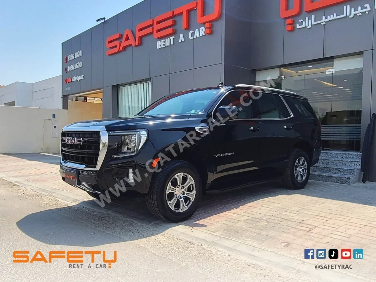 GMC  Yukon  8 Cylinder  SUV 4x4  Black  2024