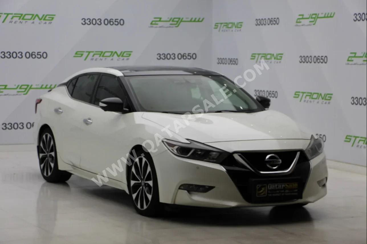 Nissan  Maxima  SR  2018  Automatic  135,000 Km  6 Cylinder  Front Wheel Drive (FWD)  Sedan  White