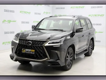 Lexus  LX  570 S Black Edition  2020  Automatic  159,000 Km  8 Cylinder  Four Wheel Drive (4WD)  SUV  Black