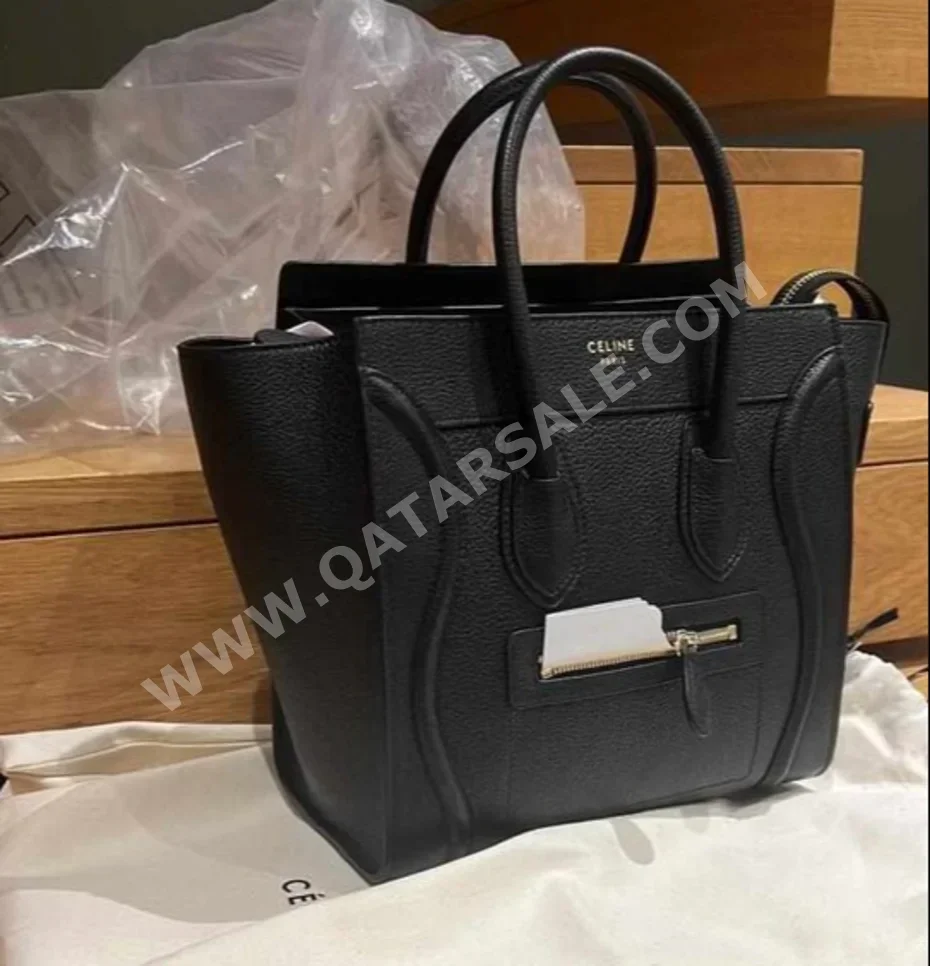 Bags  - Celine  - Black  - Genuine Leather  - For Women