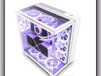 Pc Cases NZXT  Tempered Glass  Comes With Fans  Power Supply Shroud /  ATX Full Tower  White