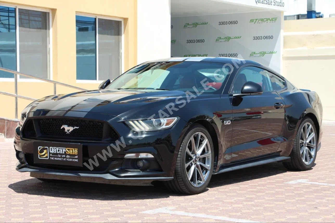 Ford  Mustang  GT  2016  Manual  47,000 Km  8 Cylinder  Rear Wheel Drive (RWD)  Coupe / Sport  Black