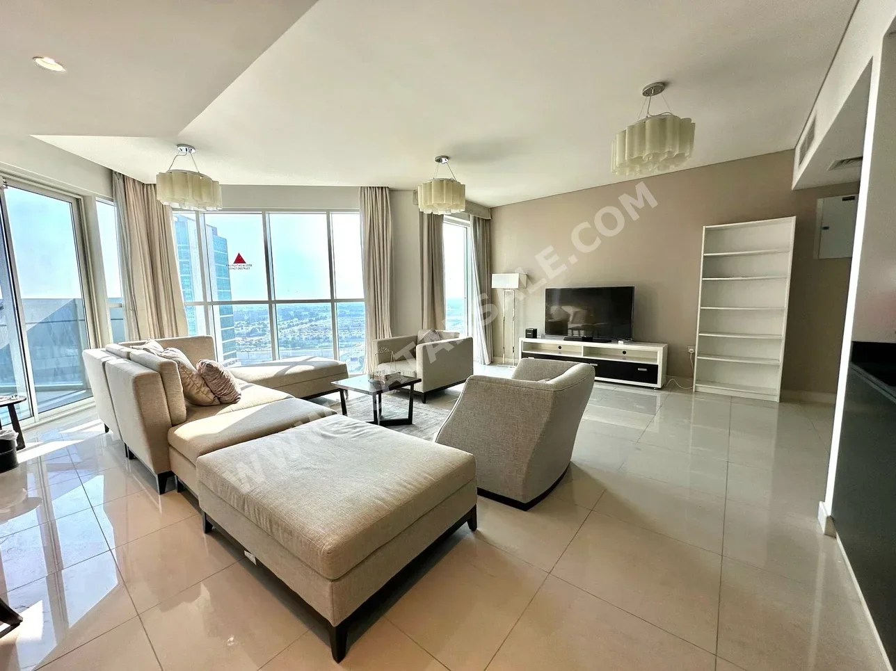 2 Bedrooms  Apartment  For Rent  in Lusail -  Marina District  Fully Furnished