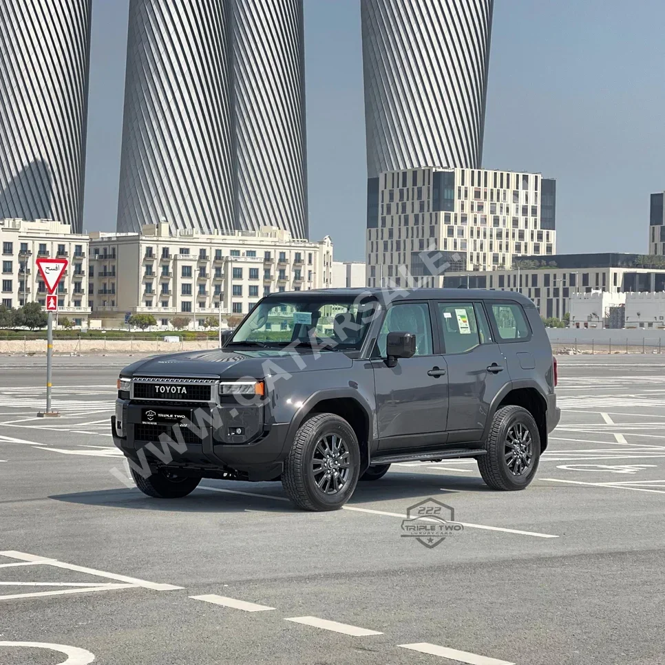 Toyota  Prado  TX Turbo  2024  Automatic  600 Km  4 Cylinder  Four Wheel Drive (4WD)  SUV  Gray  With Warranty