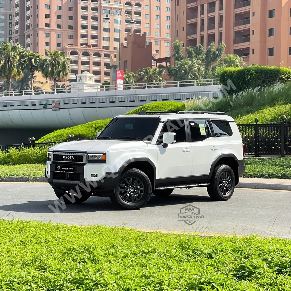 Toyota  Prado  TX Turbo  2024  Automatic  3,700 Km  4 Cylinder  Four Wheel Drive (4WD)  SUV  White  With Warranty