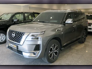 Nissan  Patrol  Titanium  2023  Automatic  11,000 Km  8 Cylinder  Four Wheel Drive (4WD)  SUV  Gray  With Warranty