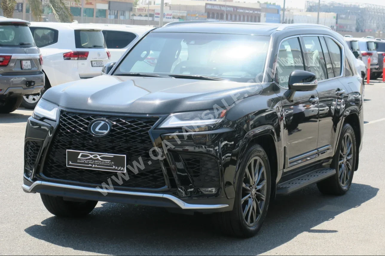 Lexus  LX  600 F Sport  2023  Automatic  47,000 Km  6 Cylinder  Four Wheel Drive (4WD)  SUV  Black  With Warranty