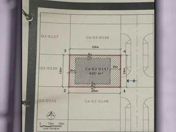 Lands For Sale in Lusail  -Area Size 400 Square Meter