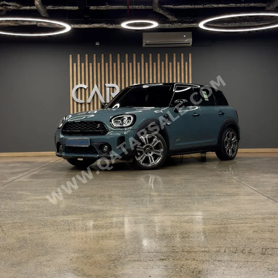 Mini  Cooper  CountryMan  S  2022  Automatic  34٬000 Km  4 Cylinder  All Wheel Drive (AWD)  Hatchback  Green  With Warranty