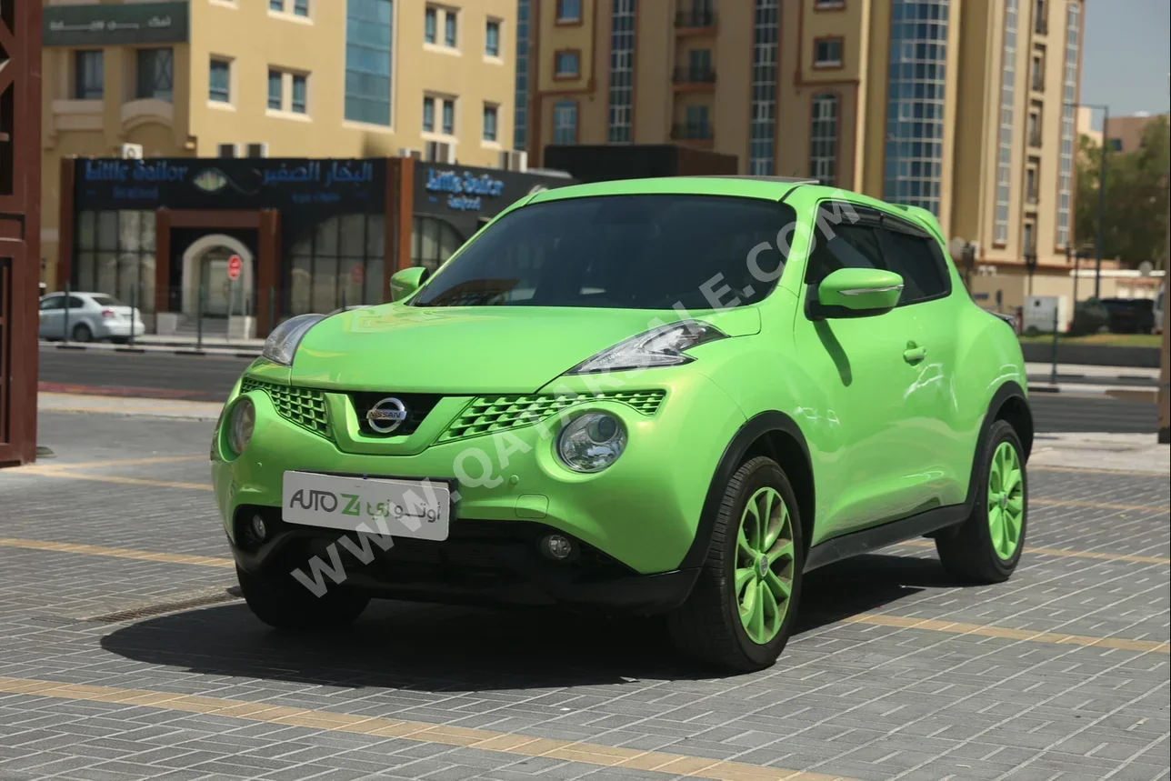 Nissan  Juke  Turbo  2016  Automatic  16,500 Km  4 Cylinder  Front Wheel Drive (FWD)  SUV  Green