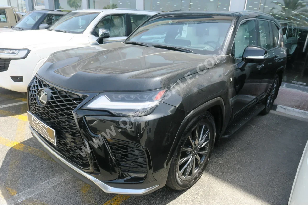 Lexus  LX  600 F Sport  2023  Automatic  47,000 Km  6 Cylinder  Four Wheel Drive (4WD)  SUV  Black  With Warranty