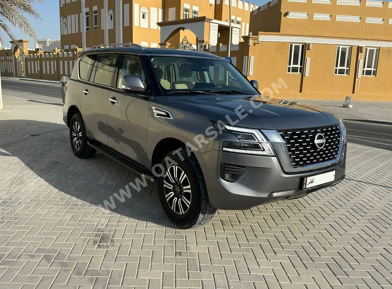 Nissan  Patrol  SE  2024  Automatic  59,000 Km  8 Cylinder  Four Wheel Drive (4WD)  SUV  Gray  With Warranty