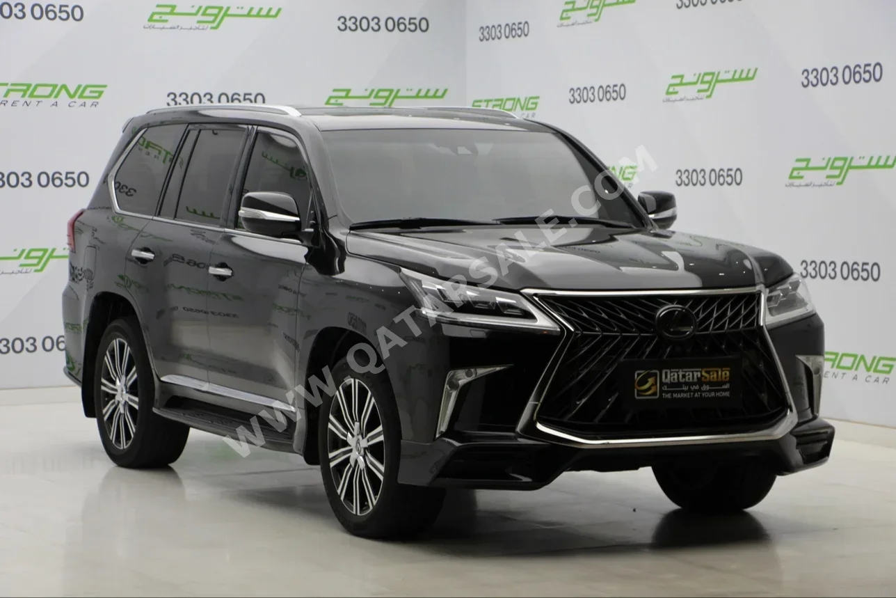 Lexus  LX  570  2018  Automatic  112,000 Km  8 Cylinder  Four Wheel Drive (4WD)  SUV  Black