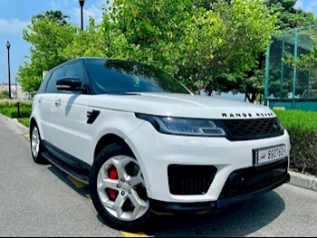 Land Rover  Range Rover  Sport  2018  Automatic  100,000 Km  8 Cylinder  Four Wheel Drive (4WD)  SUV  White