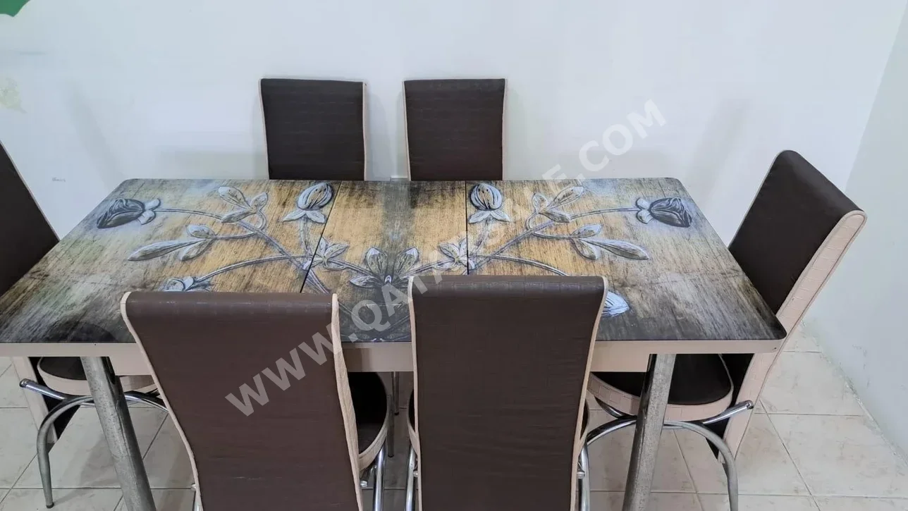 Dining Table with Chairs  - White