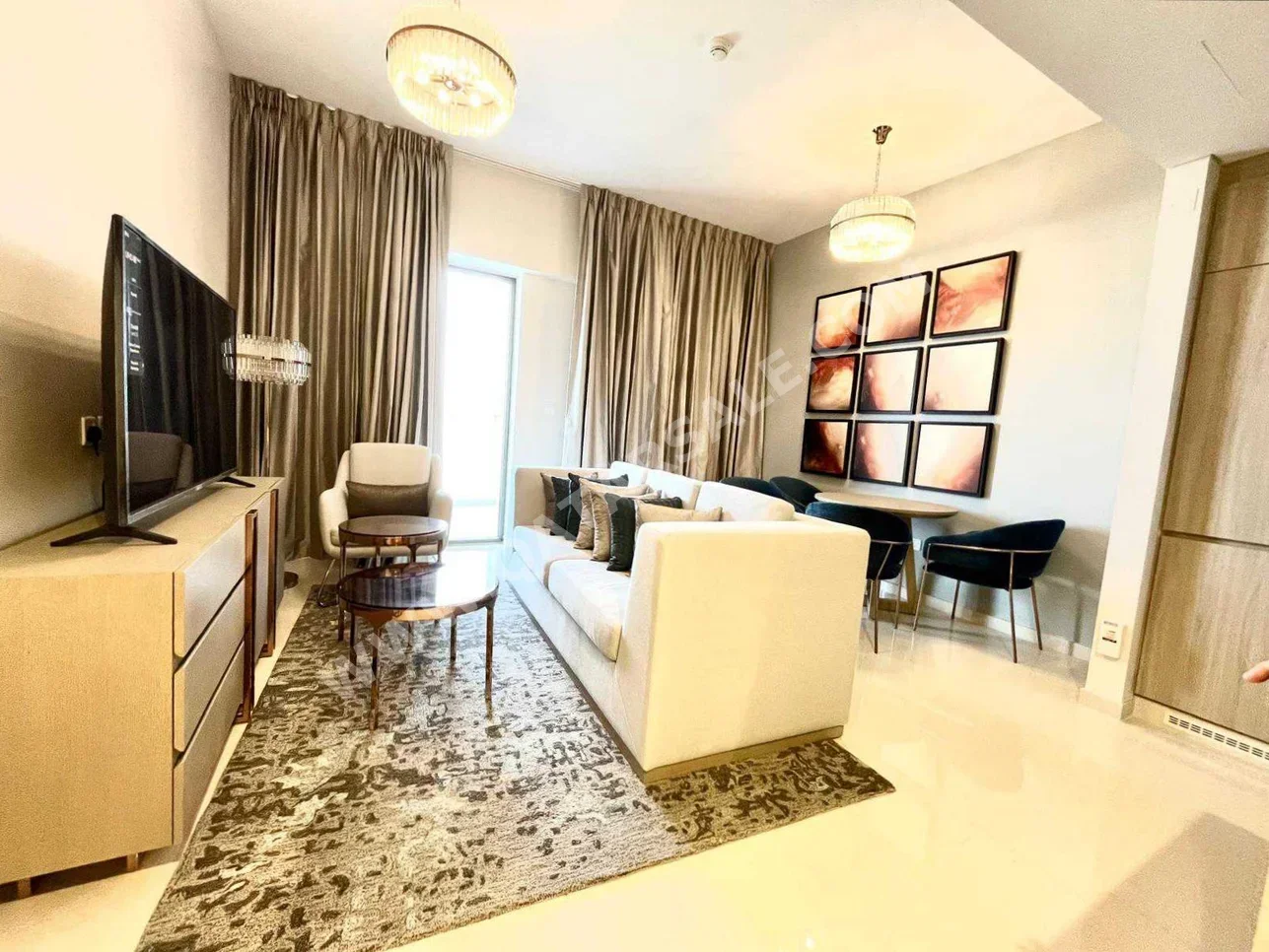 2 Bedrooms  Apartment  For Rent  in Lusail -  Waterfront Residential  Fully Furnished